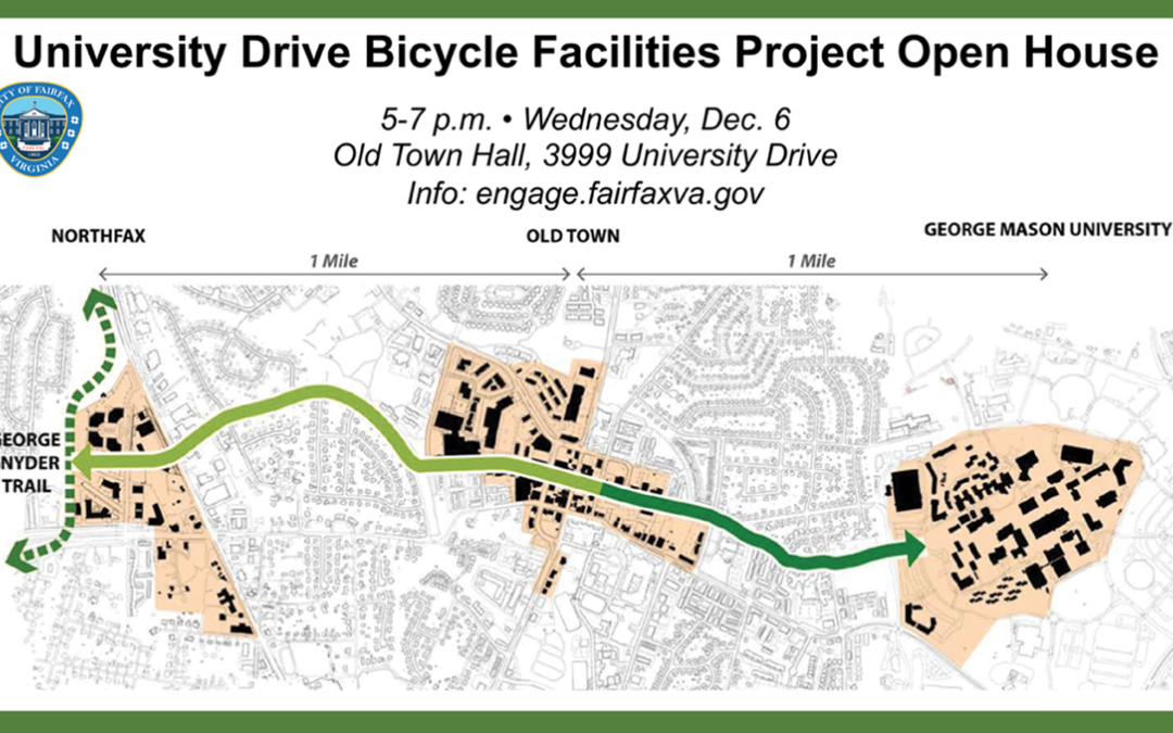 University Drive Bicycle Facilities Project Open House