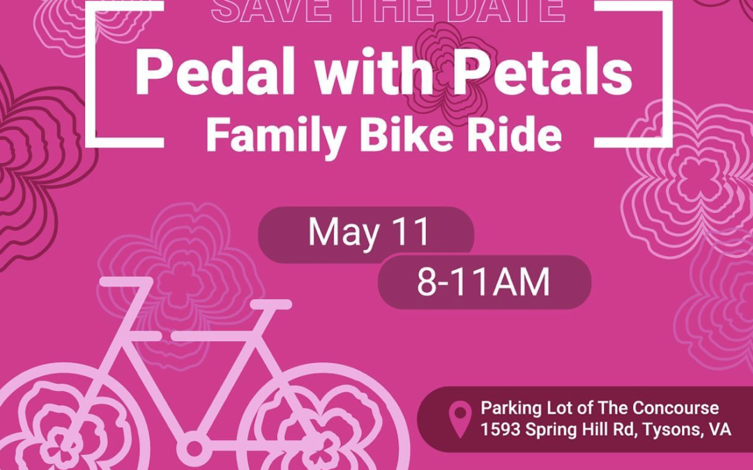 Pedal into Spring with 2nd Annual Pedal with Petals Bike Ride!